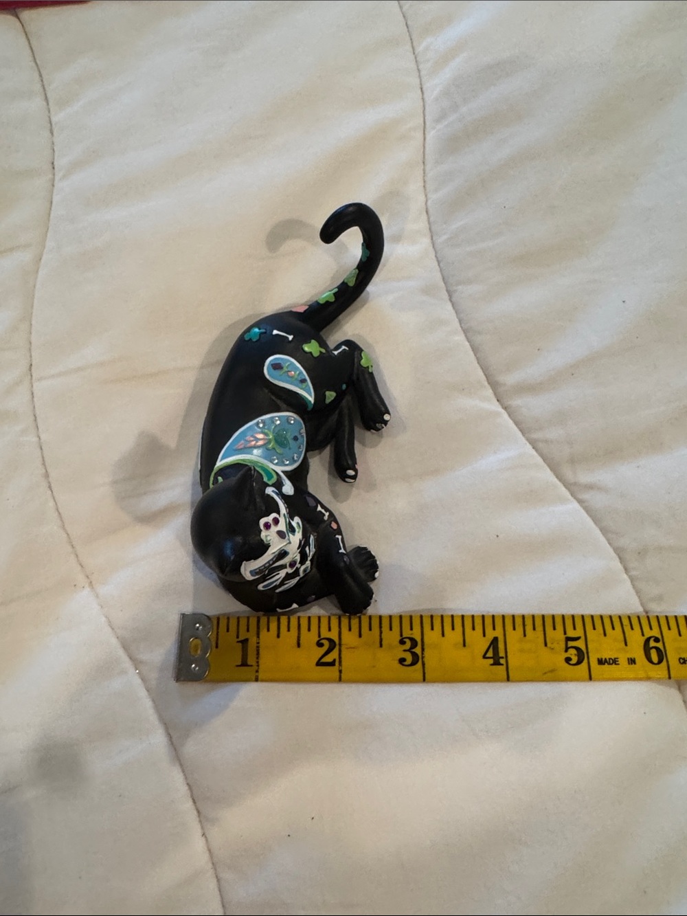 Sugar skull cats by Blake Jensen collection. Hand painted - Picture 7 of 7